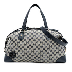 Pre-Loved Gucci GG Canvas Brick Lane Satchel